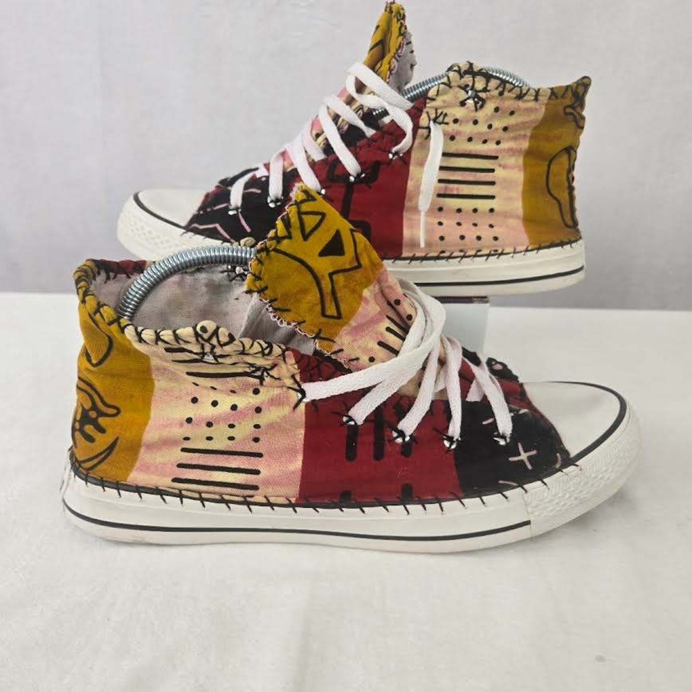 Converse All Star Patchwork X Custom High Top Sne… - image 2